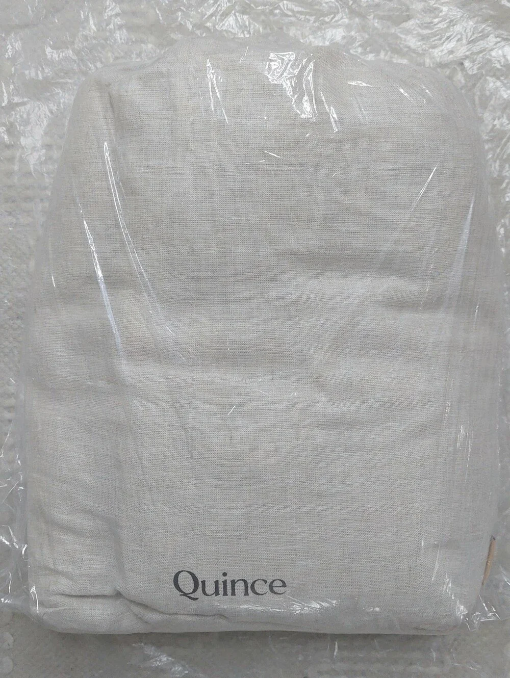 Quince European Linen Natural Chambray Duvet Cover! King/ Cal King! (728)